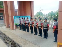 98彩票公司暑期校园保安岗位大练兵活动